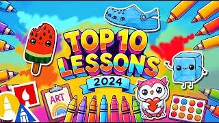 TOP 10 Art Lessons From 2024