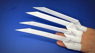 Cómo hacer unas Garras de Papel | Cómo hacer garras como Wolverine de X-Men