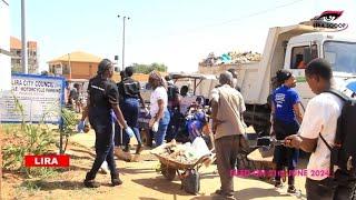 Miss Tourism Northern Uganda Cleans Lira main Market