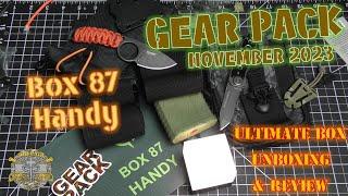 Gear Pack ULTIMATE November 2023 - Box 87 - Handy - Unboxing & Review