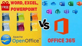 Apache Office vs Office 365 | Free alternative to Microsoft Office | Word, Excel, PowerPoint