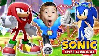 Find Knuckles And Riders Sonic In Sonic Speed Simulator! On Roblox