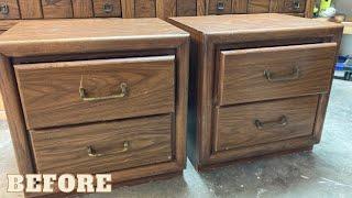 Beginner Furniture Makeover | Trash to Treasure | BEFORE and AFTER Easy Flip