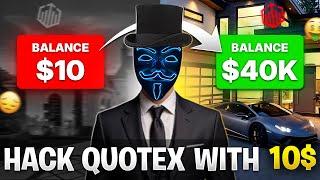 HACK QUOTEX WITH $10 | BEST NO LOSS BINARY OPTIONS TRADING STRATEGY TUTORIAL FOR BEGINNERS 2025