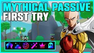 Getting A Mythical Passive First Try + Crafting Shiny Serious Saitama - Anime Fighters Simulator