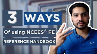 How to use FE Reference Handbook during FE Electrical and Computer exam?