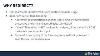 Introduction to HTTP Redirects in Django