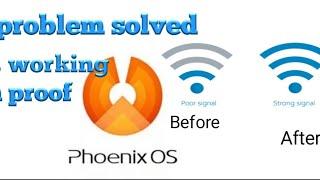 HOW TO FIX WIFI PROBLEM IN Phoenix OS|100%working