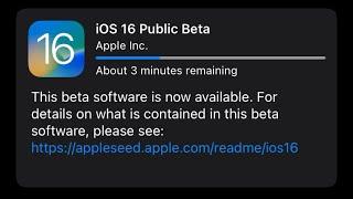 How to install iOS 16 Public Beta 1