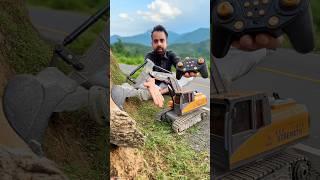 Mera new rc jcb excavator machine  unboxing and testing outdoor