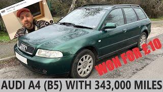 I WON an Old Audi A4 on @GeoffBuysCars Channel - How BAD Can it be?