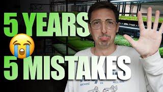 My Top 5 BIGGEST MISTAKES As A Microgreens Farmer - Don’t Do This!!!