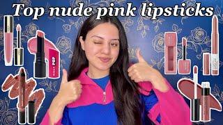 My top 5 pink nude lipsticks for Indian skin tones | Starting at just ₹166 | Kp styles