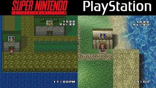 All SNES Vs PS1 Games Compared Side By Side