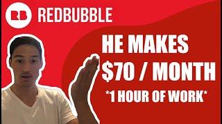 HOW MUCH MONEY CAN YOU MAKE ON REDBUBBLE | PASSIVE INCOME IDEAS