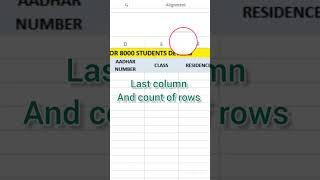 Excel Hacks | Excel Formula for Job Interview Excel for Fresher Excel for Beginners #excel #shots