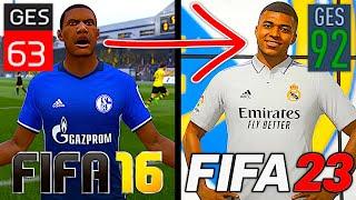 ICH KAUFE MBAPPÉ IN JEDEM FIFA !!!  FIFA 16 ⏩ FIFA 23 Karrieremodus Challenge