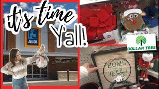 ⭐NEW items at Dollar Tree & Aldi!  It's beginning to look a lot like Christmas!