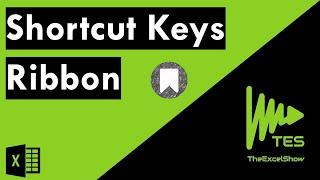 Excel - Shortcut Keys - Ribbon (12 Shortcuts)