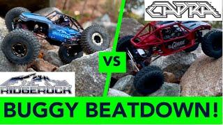 Battle Of The Buggies: Axial Capra 4WS Vs Danchee Ridgerock!