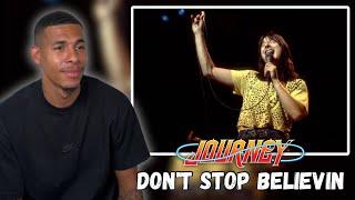 FIRST TIME HEARING Journey - Don't Stop Believin' (Live 1981: Escape Tour)  | REACTION