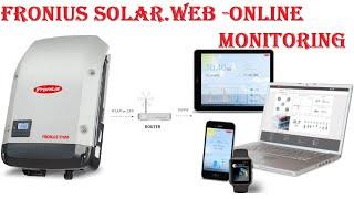 Fronius WiFi Online System Monitoring Setup - Fronius Solar.web