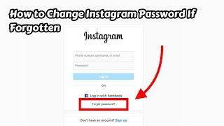 How to Reset Instagram Password If Forgotten | Recover Instagram Account Easily 2024