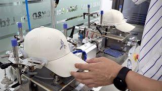 Очень круто! Система массового производства бейсболок на Корейской фабрике шляп
