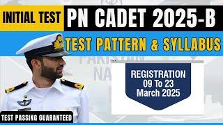 Join Pak Navy as PN Cadet 2025-B | PN Cadet Initial Test Preparation | PN Test Syllabus & Pattern |