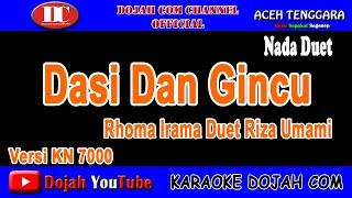 DASI DAN GINCU - RHOMA IRAMA DUET RIZA UMAMI - KARAOKE VERSION ( Nada Duet )