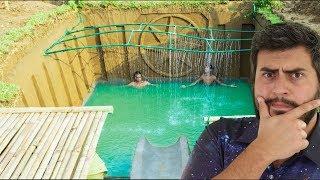 ELES CONSTRUÍRAM UMA PISCINA COM TOBOGÃ NO MEIO DA SELVA !!!