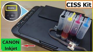 Ciss kit Setup in Canon MG3070s - Convert Inkjet to Inktank Printer | CISS installation in easy step