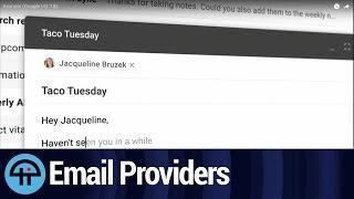 Email Provider Alternatives to Google's Gmail