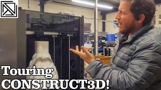 How It's Made: UK's FASTEST 3D Printer - Touring CONSTRUCT3D!!!