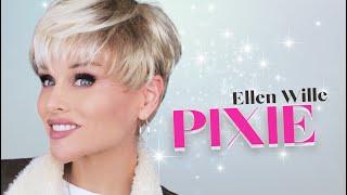 Ellen Wille PIXIE Wig Review | PASTEL BLONDE MIX | Interesting CUT! Is this JUST ANOTHER PIXIE?