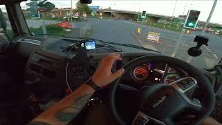 POV  DRIVING  TRUCK DAF XF 2018 Saint Helens to WIGAN   adrian cox uk