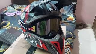 First International Order - Unboxing Airoh Helmet, RedBull Goggle, Alpinestar Gloves Motostorm World