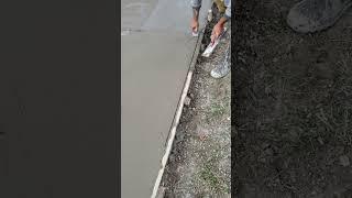 How to build a drive way, or concrete patio How to do concrete work.