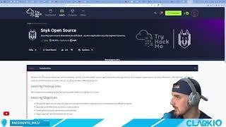 Hacking Session with TryHackMe -- First !WOTW // @clarkio or @_clarkio on socials