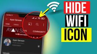 How to Hide WiFi Icon from the Status Bar (easy and free)