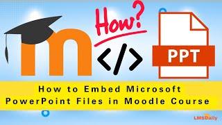 Moodle - How to upload Microsoft PowerPoint files in Moodle Course #moodle #powerpoint #elearning