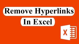 How To Convert Hyperlinks To Plain Text In Excel