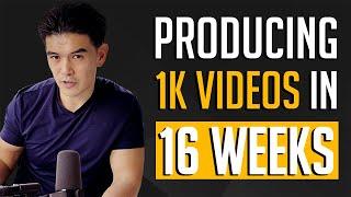 PRODUCING 1k VIDEOS in 16 WEEKS