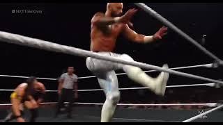 Adam Cole Superkicks Ricochet