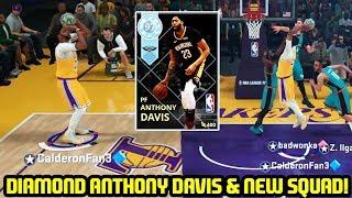 DIAMOND ANTHONY DAVIS + NEW GODSQUAD! BUZZER BEATER?! NBA 2K18 MYTEAM ONLINE GAMEPLAY