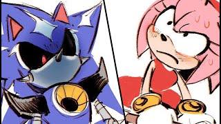 Neo Metal Sonic vs Amy? (Sonic Comic Dub)