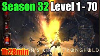 Diablo 3 | Season 32 | Level 1-70 (1h28min)