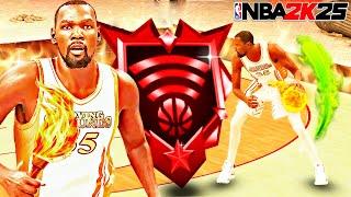 I TOOK MY DEMIGOD KEVIN DURANT BUILD TO THE NEW RANKED PROVING GROUNDS IN NBA2K25!