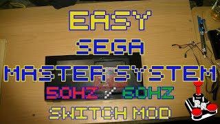 EASY Sega Master System Mod | 50Hz / 60Hz Switch install