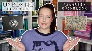 UNBOXING der DEZEMBER Boxen & JAHRESRÜCKBLICK 2022 -  Fairyloot YA & Adult | reading with Maren